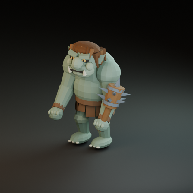 Young Hill Troll creature render